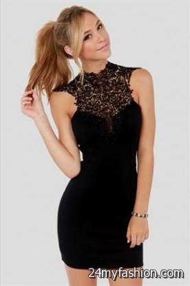 black fitted dresses for juniors review