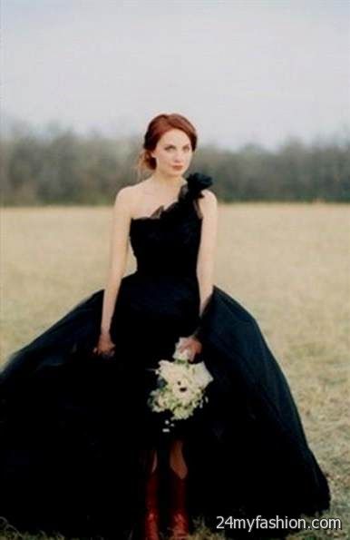 black wedding dresses review