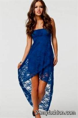 casual blue lace dress review