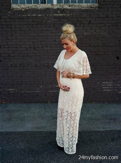 cream maxi dress maternity review