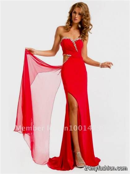 dark red prom dresses review