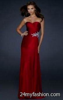 dark red prom dresses review