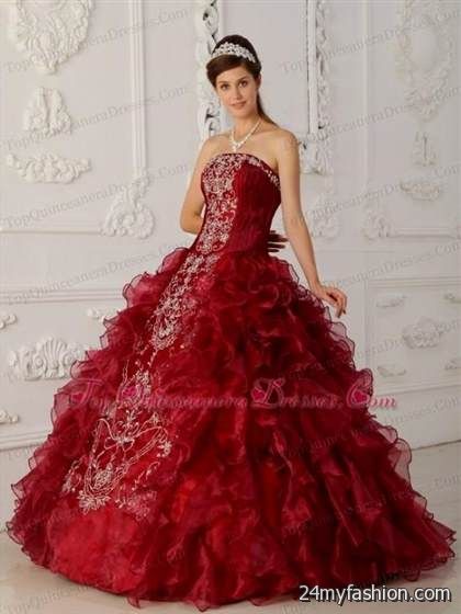 dark red quinceanera dresses review