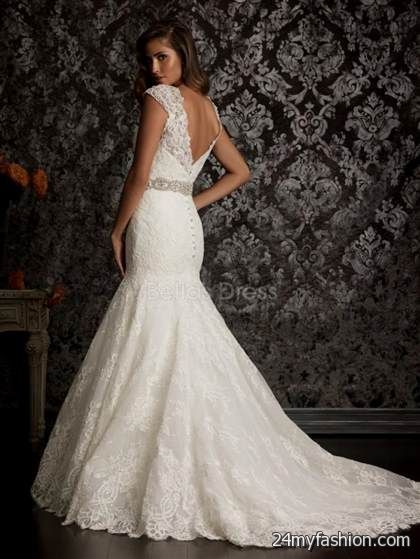 fit and flare lace wedding dress with bling review