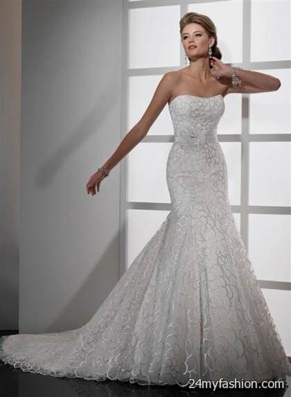 fit and flare lace wedding dress with bling review - B2B Fashion