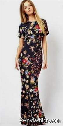 floral maxi dress with short sleeves review