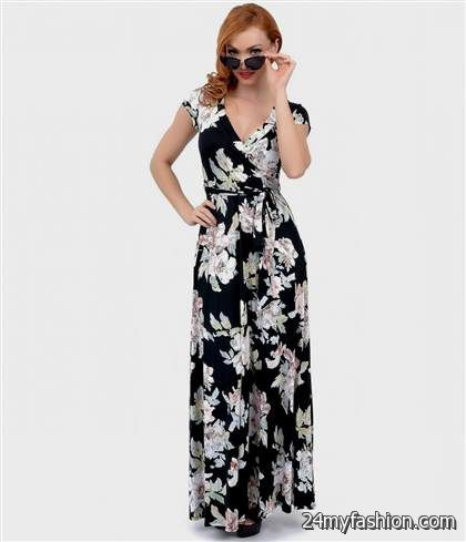 floral maxi dress with short sleeves review