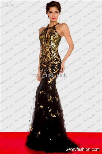 gold prom dress review