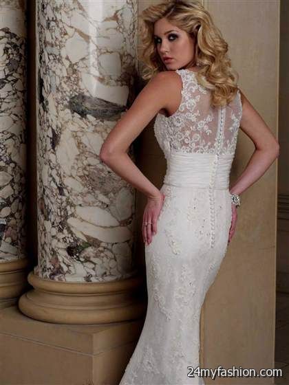 illusion back wedding dress for sale review