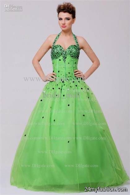 neon green and black prom dresses review