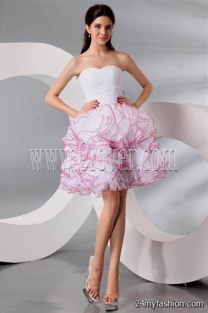 pink and white sweet 16 dresses review