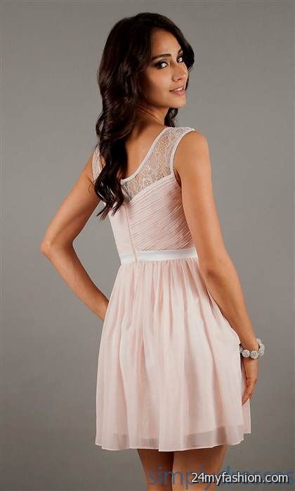 pink short lace dresses review