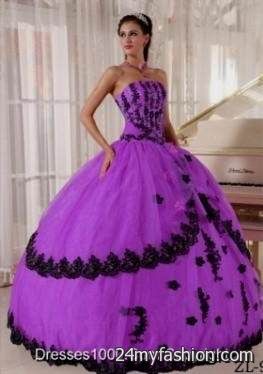 quinceanera dresses black and purple review