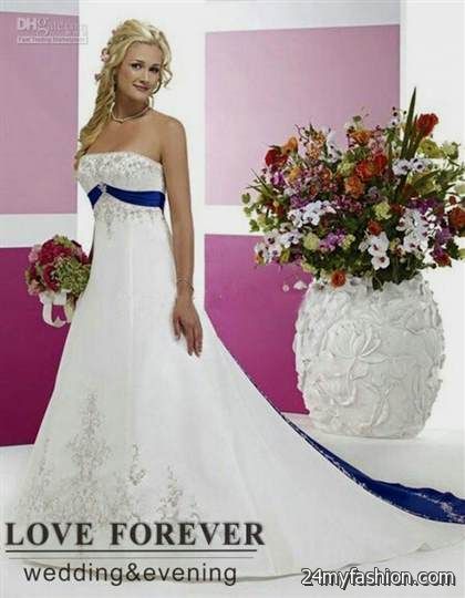 royal blue and silver wedding dresses review