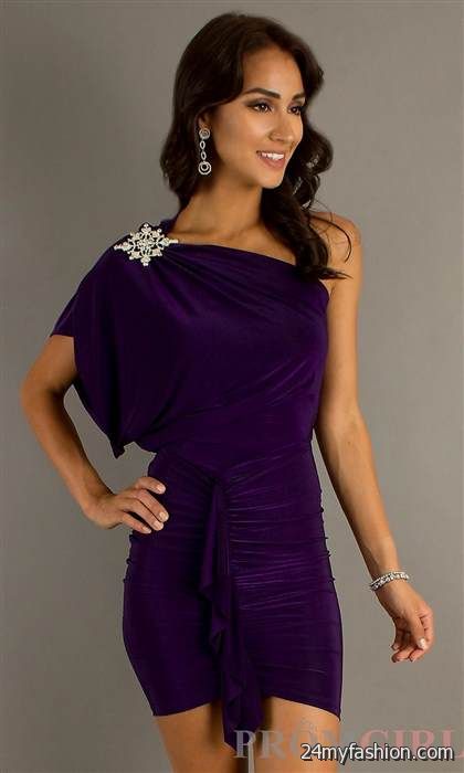sexy short purple dresses review - B2B Fashion