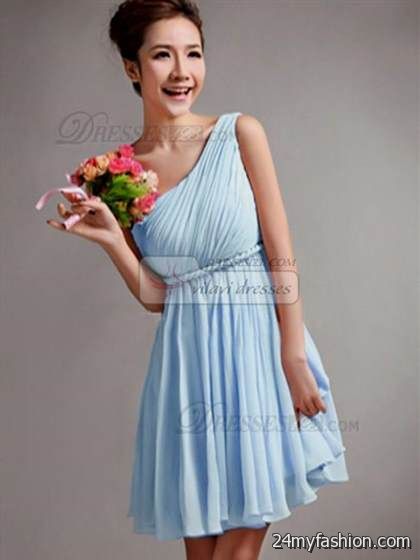 short light blue bridesmaid dresses review