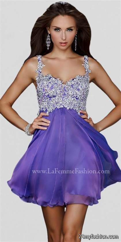 short light purple prom dress review