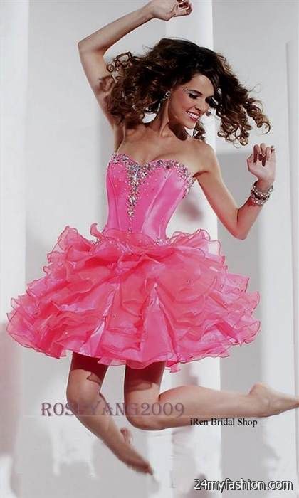 short pink formal dresses review