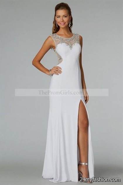 silver and white prom dresses review