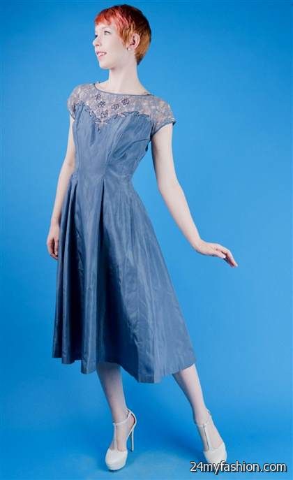slate blue dresses review