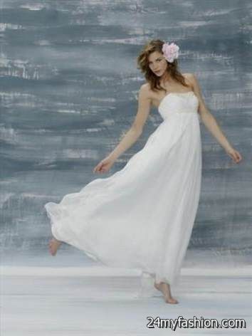 strapless white summer dress