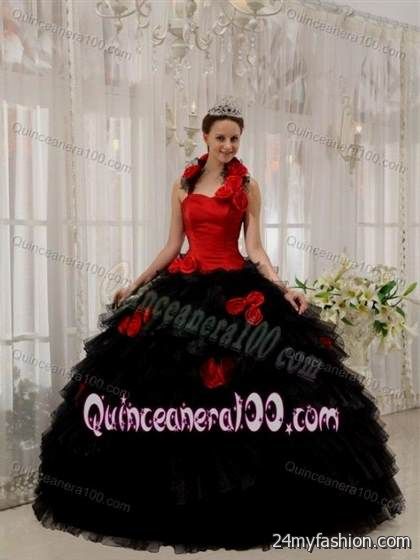 sweet 16 dresses red and black review