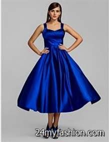 tea length dresses blue review