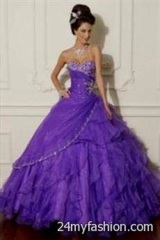 white and dark purple quinceanera dresses review