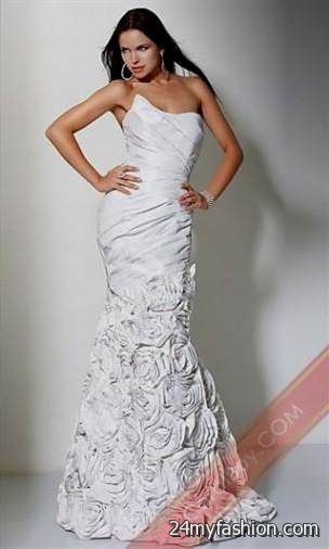 white jovani mermaid dress review
