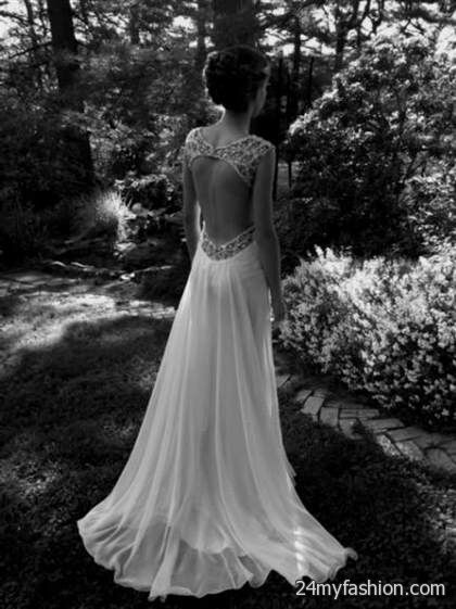 white lace prom dress open back review