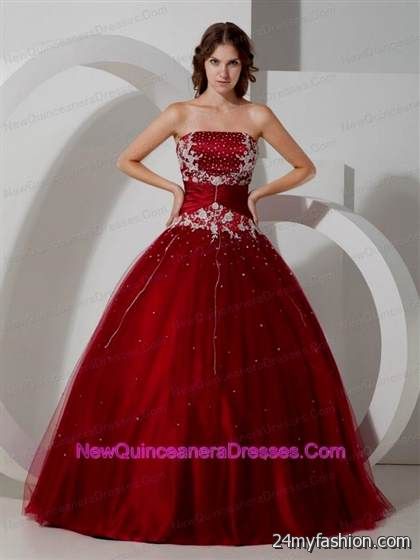 wine red quinceanera dresses review