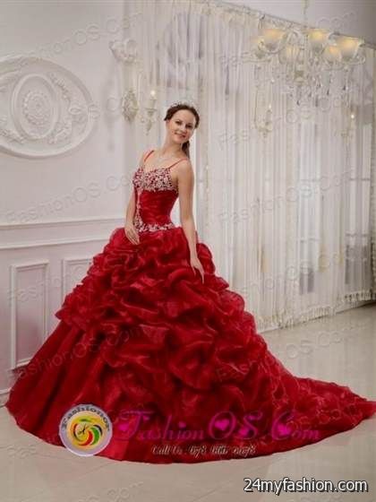 wine red quinceanera dresses review