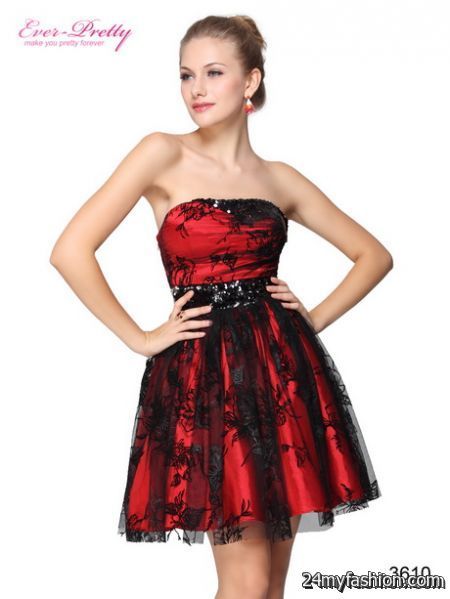 Cocktail dress red review