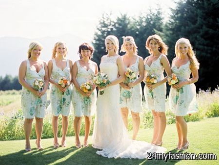 Floral print bridesmaid dresses review
