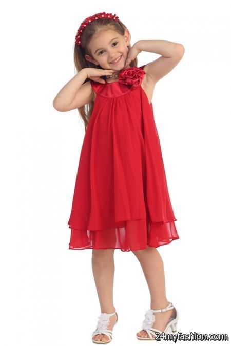 Girl red dress review