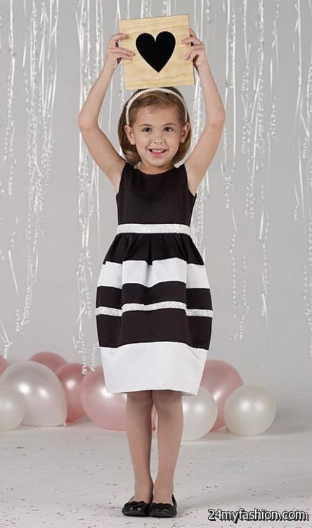 Girls black and white dresses review