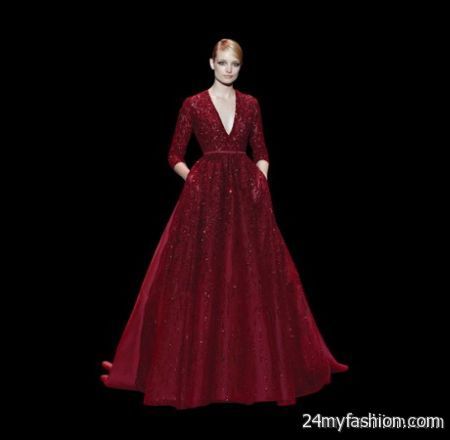 Haute couture evening gowns review