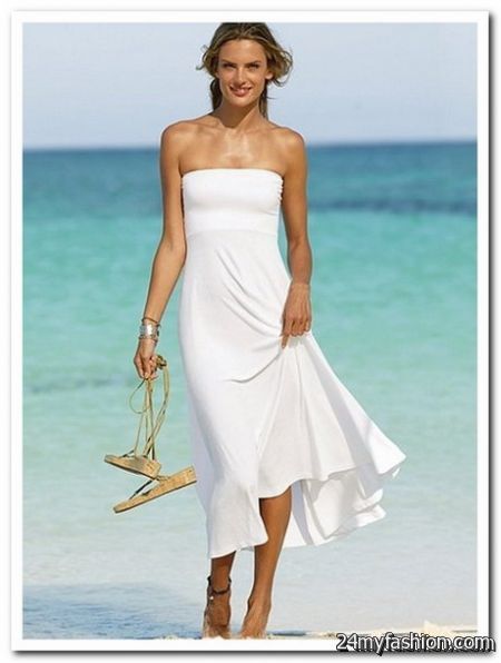 Informal beach wedding dress review