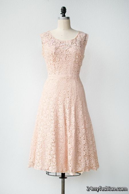 Lace dress vintage review