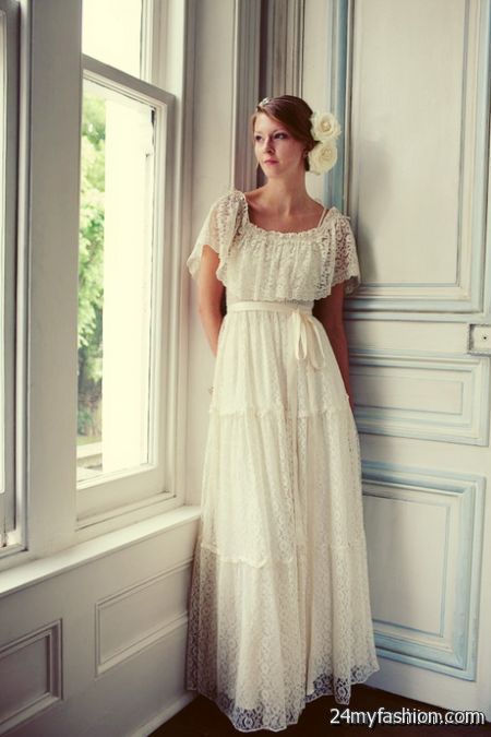 Lace dress vintage review