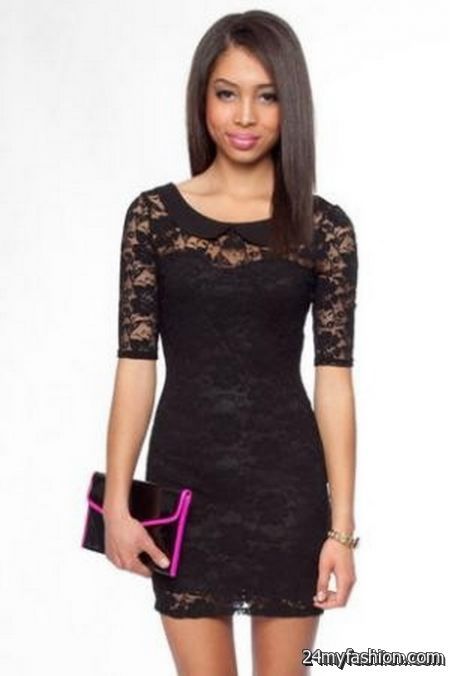 Lace little black dress review