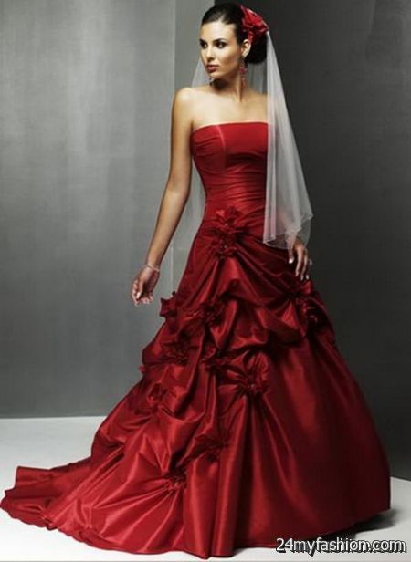 Red dress wedding review