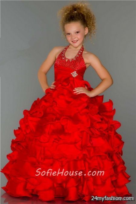 Red girls dress review