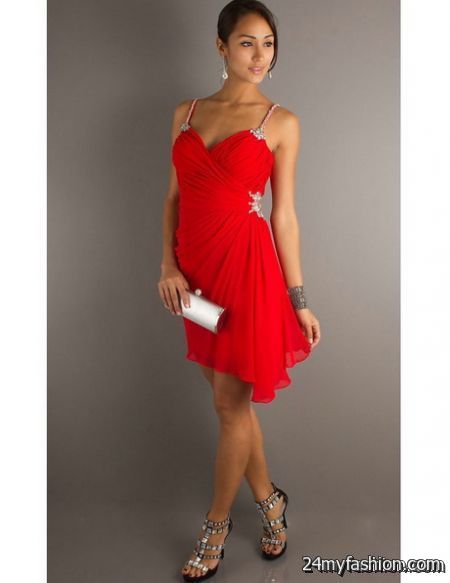 Short red cocktail dress review