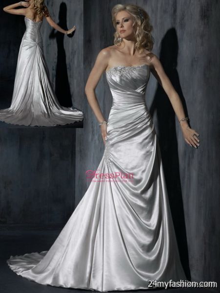 Silver bridal dresses review