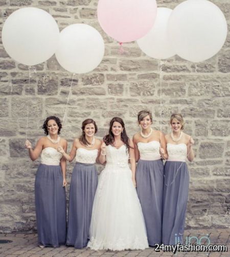 Two toned bridesmaid dresses review