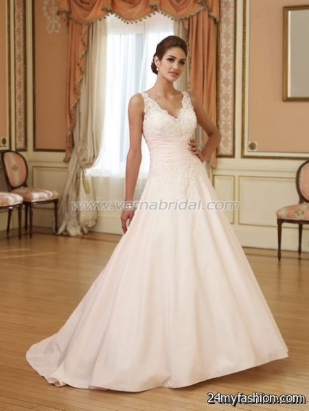 V neck wedding gowns review