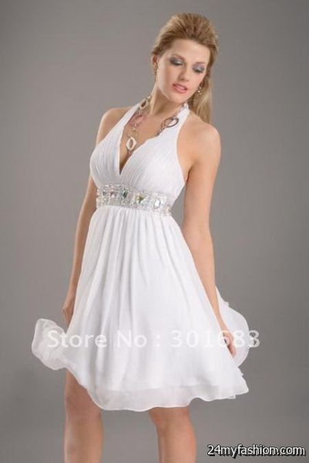 White flowing dress review
