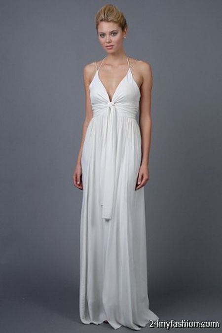 White flowing dress review