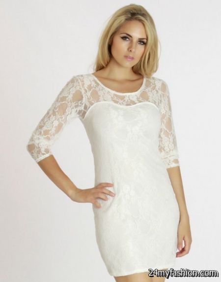 White lace dress with sleeves review